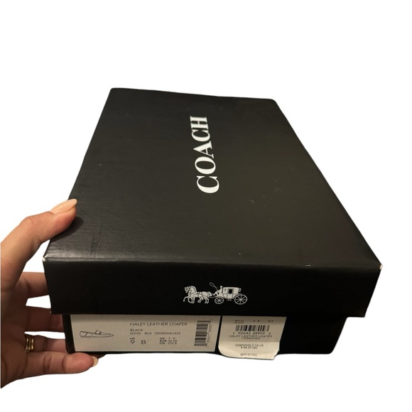 COACH HALEY LEATHER LOAFER - Picture 6 of 7